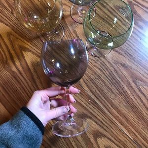 Bubble wine glasses